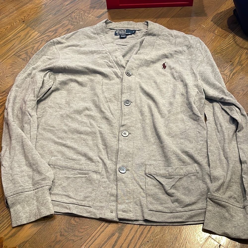 Gray Ralph Lauren sweater
